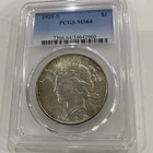 1925-S $1 Peace Silver Dollar PCGS MS64