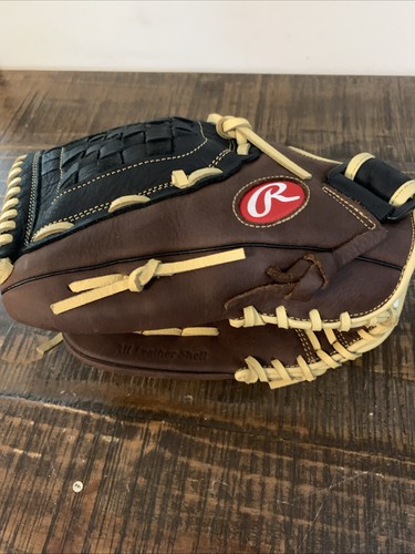 Rawlings Baseball Glove RBG36BC All Leather Shell 12.5” Left-Hand Thrower - LHT
