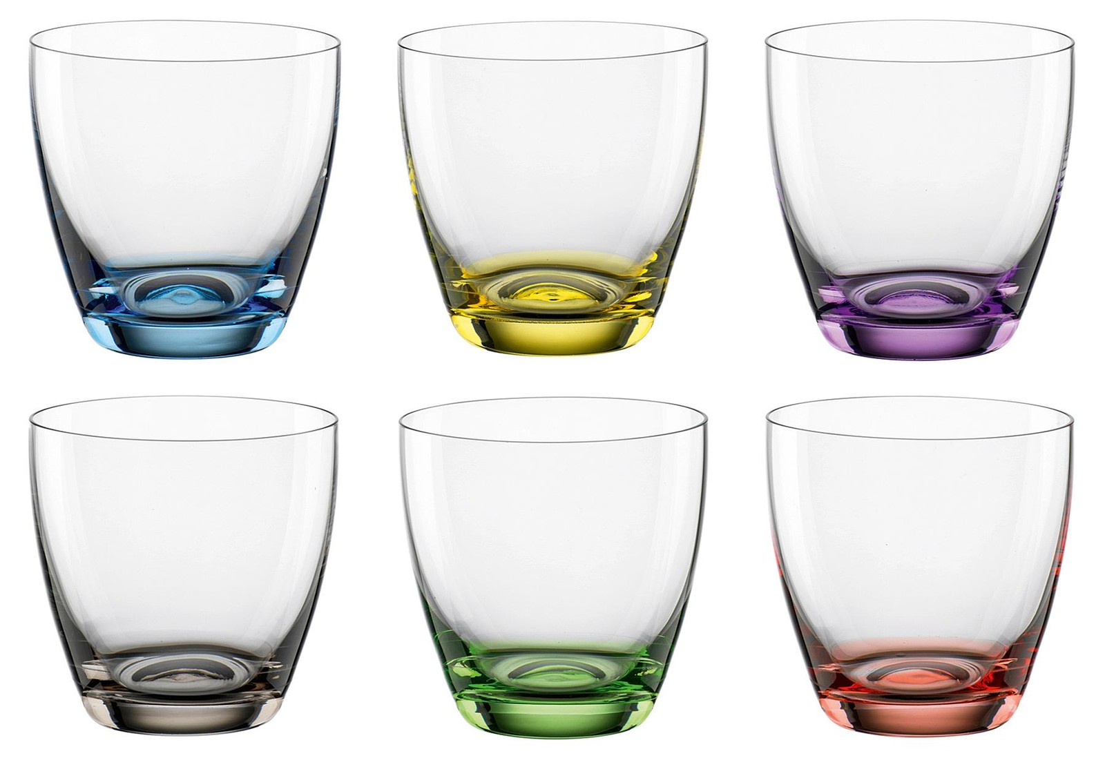 Набор из 6 порций виски Bohemia Cristal Whiskybecher Viva Colori