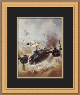 Keith Ferris B-25 Doolittle Raids Custom Framed Print