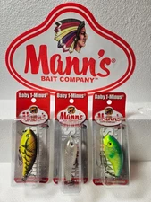 Mann's Bait Company Baby 1- Asst. #H (3 lures & decal)