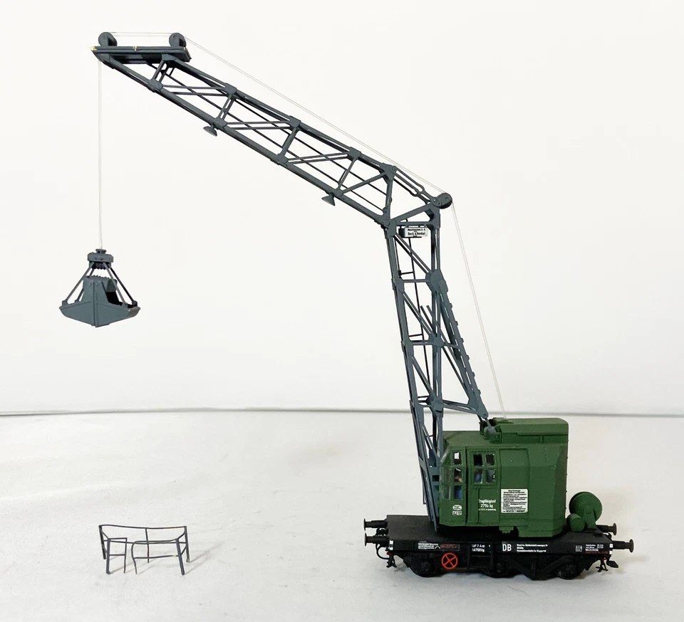 Weinert 3389 Spur H0 Dreiachsiger Kohlenladekranwagen FERTIGMODELL (KK*) - Bild 2 von 4