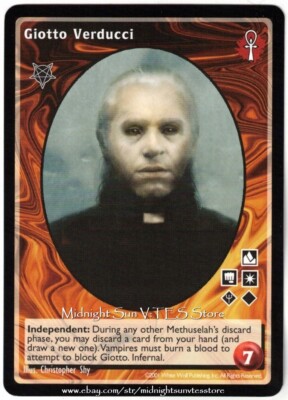 Giotto Verducci Baali Bloodlines V:TES VTES Vampire CCG | eBay