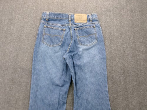 Jordache Jeans Youth 14 Blue Denim Flare Leg Causal Y2K Faded Causal Everyday - Picture 12 of 14