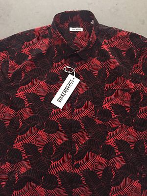 DIRK BIKKEMBERGS men's shirt Hawaiian style/XL New with tags
