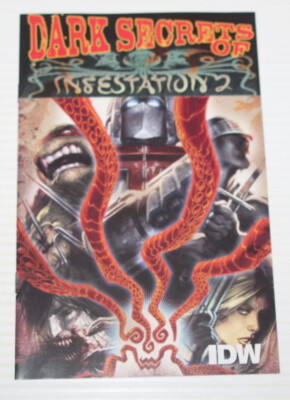 SDCC Promo IDW - Dark Secrets Of  Infestation 2 Ashcan Mini Comic TMNT GI Joe