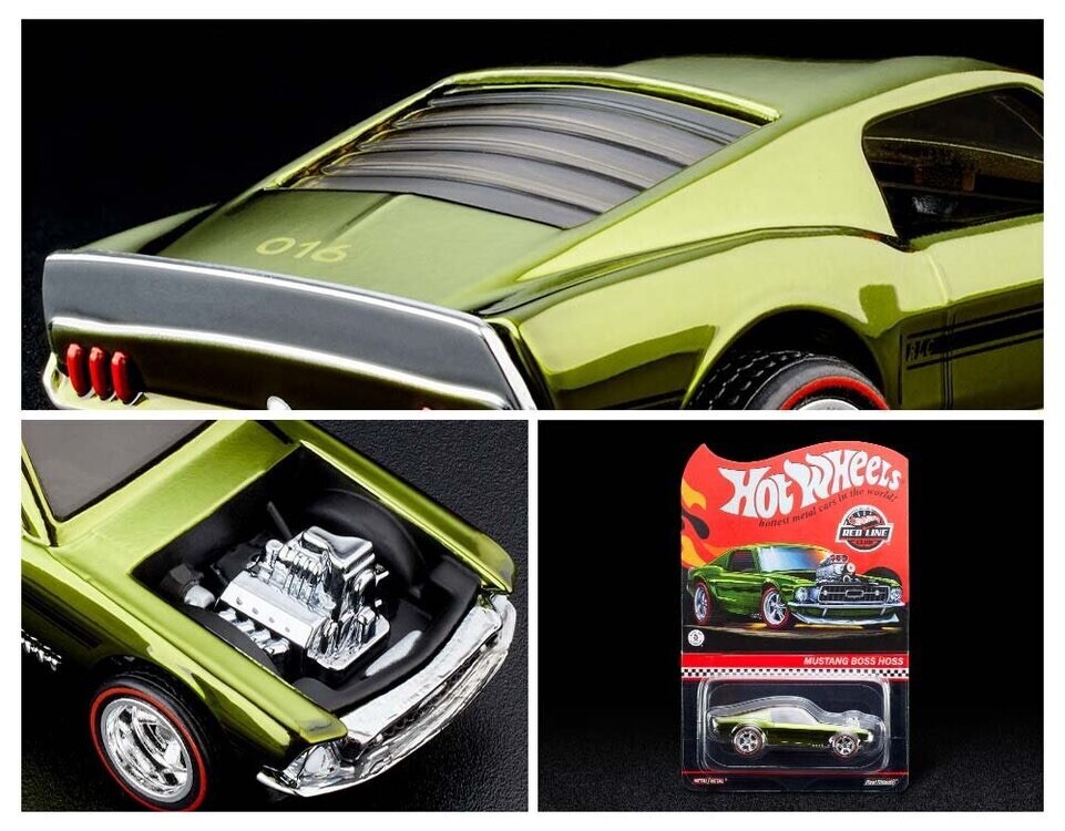 🆕Hot Wheels RLC Excl ⭐️Mustang Boss Hoss 302⭐️Olive