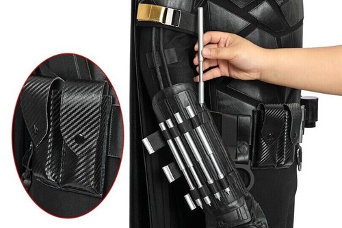 Costume The Batman 2021 costume cosplay Bruce Wayne abiti Halloween fatti a mano - Foto 15 di 25