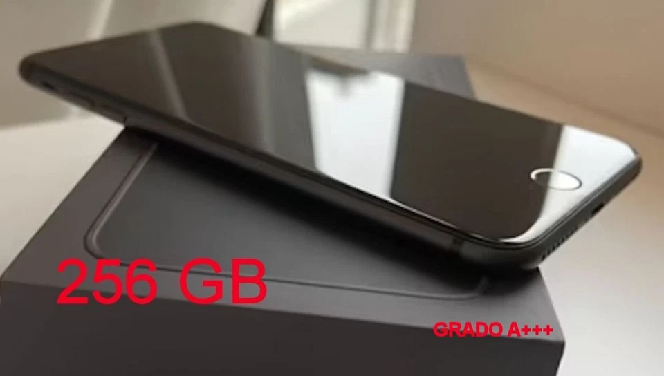 Apple iPhone 8 PLUS  256 GB  NERO (Grigio Siderale)  Grado A+++  Batteria 100% - Immagine 3 di 4