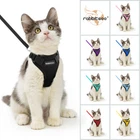 rabbitgoo Pet Cat Harness and 59" Leash Escape Proof Adjustable Vest for Cats
