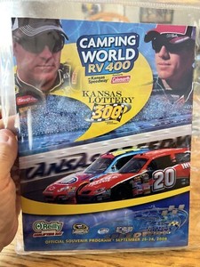 Souvenir program NASCAR sprint cup Kansas Speedway 2008