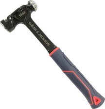 Spear & Jackson SJ-BPSS16 16oz Solid Steel Ball Pein Hammer