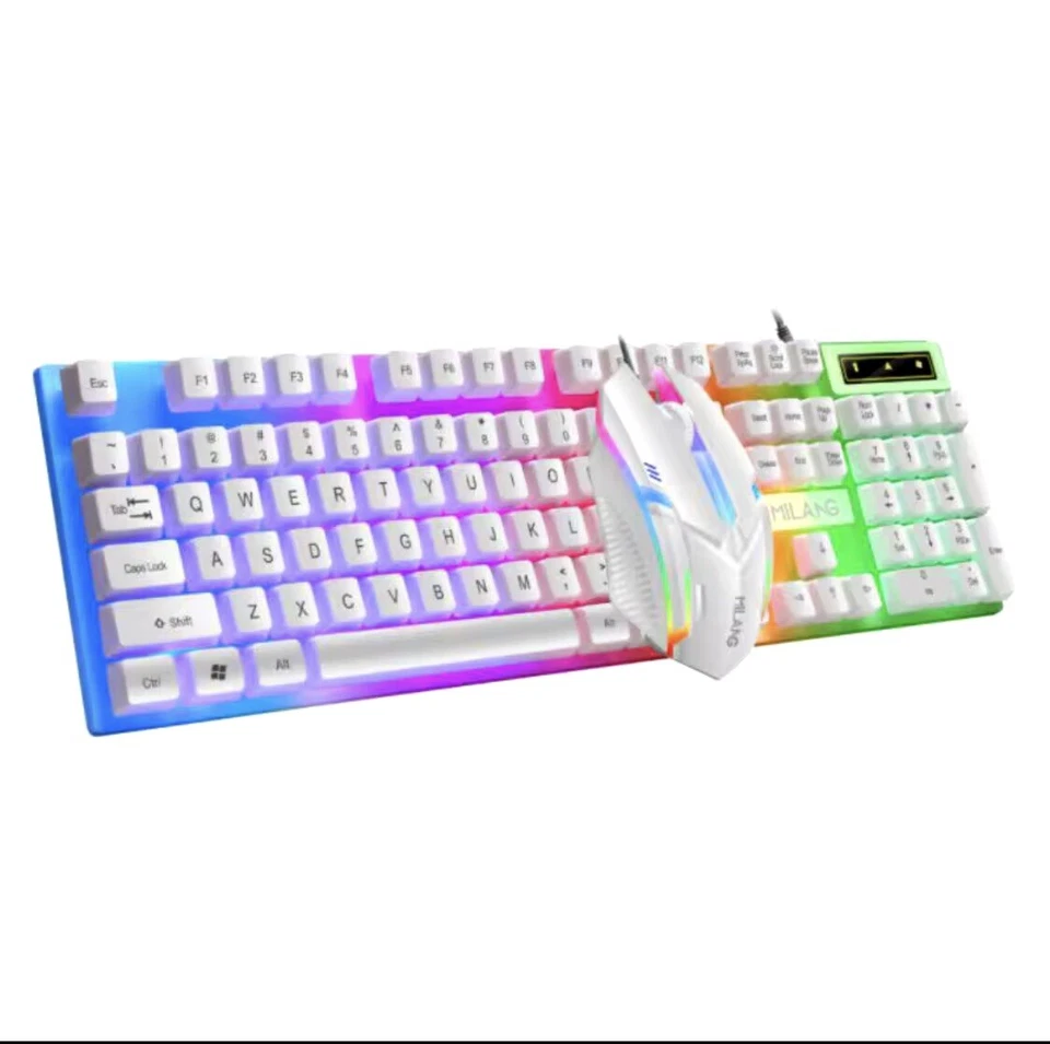 Rainbow RGB Wired Keyboard And Mouse For All Devices - Image 3 of 4