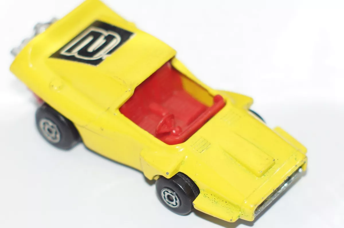 ORIGINAL Matchbox Superfast Woosh n Push No 58 Yellow Color Lesney England