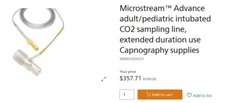 Microstream™ Advance adult/pediatric intubated CO2 sampling line 989803204521