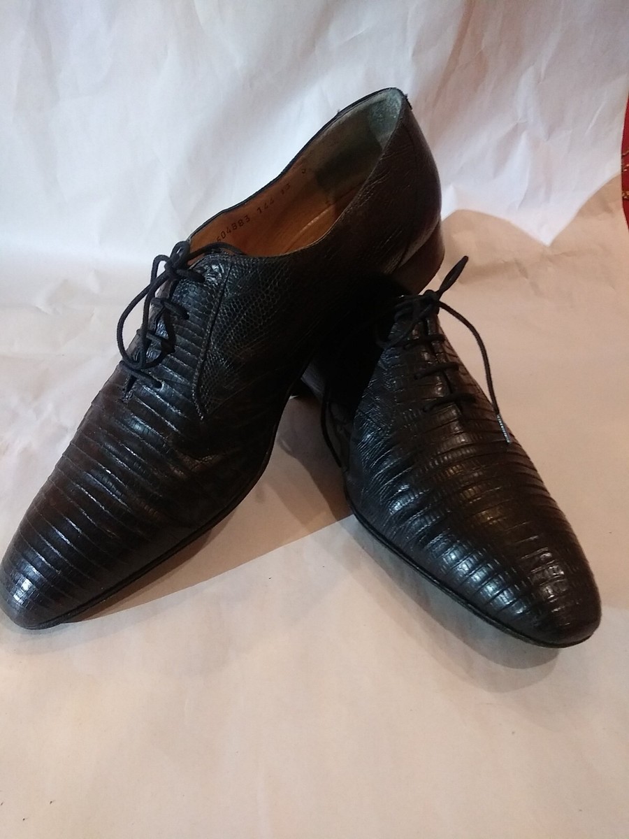 Vintage Mauri Italy Lizard Skin Black Men\'s Shoes with Tassels Size 9.5 Mauri | Shoes | Vintage Mauri Italy Lizard Skin Black Mens  main image 3