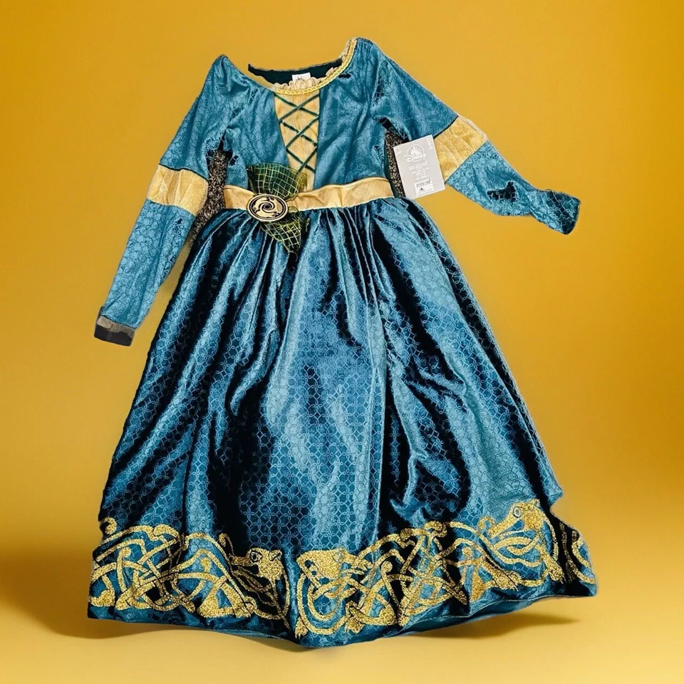 NUEVO CON ETIQUETAS Disney Parks Princesa Mérida Valiente Disfraz y Varita Iluminada 2 piezas Niños Talla 9/10 Foto 4 de 4