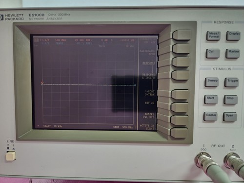 Analizador de red de alta velocidad HP E5100B 10 kHz a 300 MHz, salida RF 1/2, R, A - Imagen 5 de 18