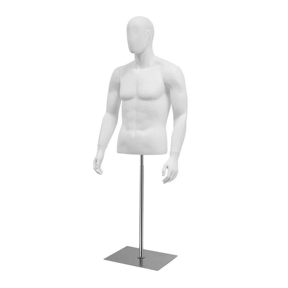 NEW Male Dress Form Display Metal Stand Adjustable Height 1.3-2m Clothing Form - Image 4 of 4
