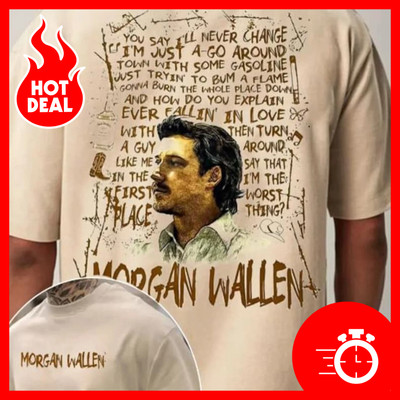 Morgan Wallen Cartoon Tour  I'm the Problem Tour T-Shirt
