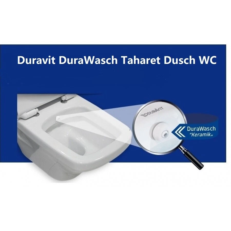 Duravit Starck 3 Rimless DuraWash Taharet Shower Toilet Combi Pack Lid - Image 3 of 4