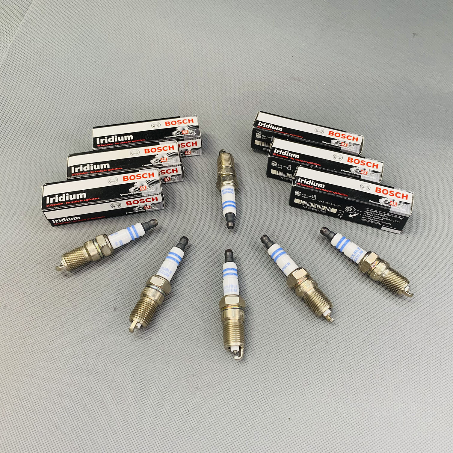 6PCS OE Germany Double Iridium Spark Plug For GMC Safari Oldsmobile Bravada 4.3L