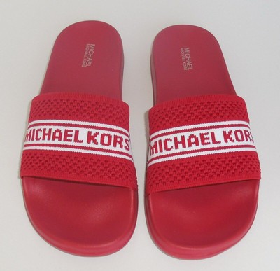 michael kors sandals womens red