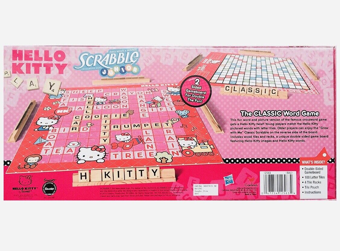 Hello Kitty Limited Edition Sanrio Game Lot Monopoly Scrabble