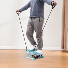 Exercise Mini Stair Stepper , Twister , Climber Machine with Resistance Bands