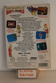 Nintendo NES Spiel - The Simpsons: Bart vs. The World (mit OVP)(PAL)  C4227