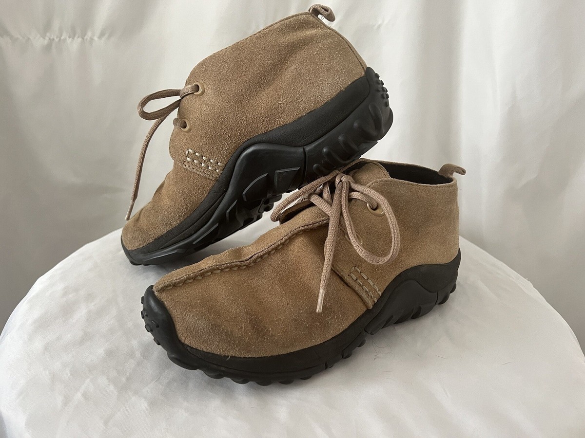 Lands\' End Brown Suede Lace-Up Outdoor Boots Boys Lands End Brown Fleece Lined Boots Size 2 | Shoes main image 3