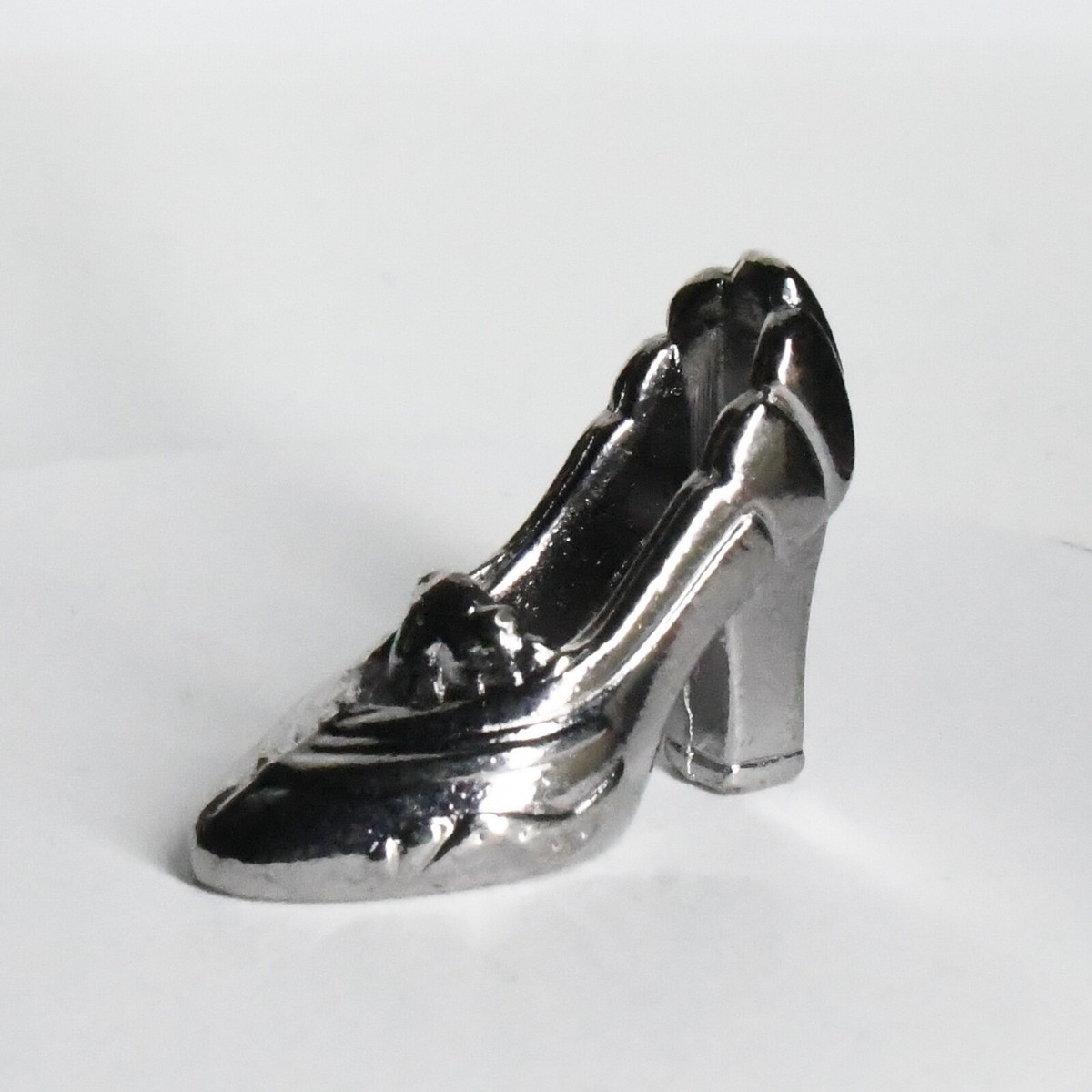 Charme Breloque Soulier Talon Argent Sterling Vintage - Poids 4,3 G, Longueur 2,6 Cm