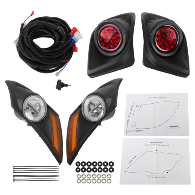 LED Headlight Taillight Light Kit ( 2017-Up ) For Yamaha Drive2 Golf Cart