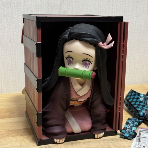 Demon Slayer Nezuko Popcorn Bucket Figure Limited 2021 Kimetsu USJ Case