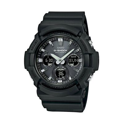 CASIO G-SHOCK Solar Funkuhr GAW-100B-1AER Digital Analog Herren Uhr Schwarz