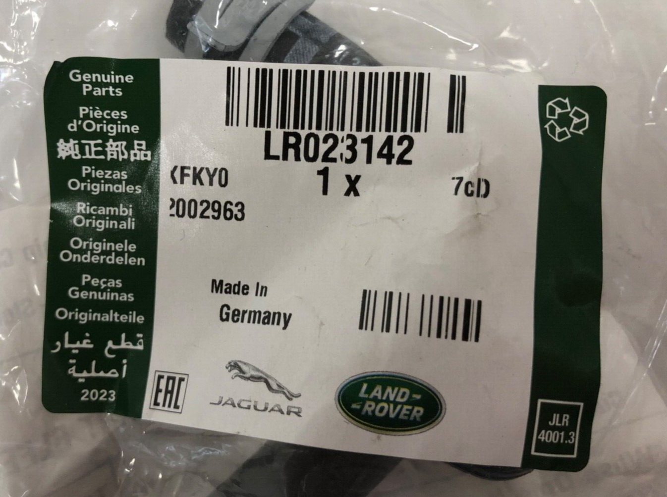 Genuine Range Rover 2013+/Sport 2014+ Cooling System Bleed Hose LR023142 eBay