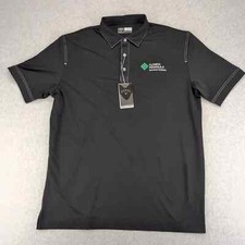Callaway Shirt Mens Large Black Opti-Dri Golf Polo Short Sleeve Outdoor Logo New