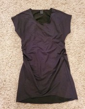 Nu Numinou Gray Ruched Sides Sheath Dress Size 46 US 14