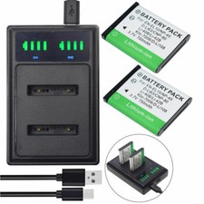 2X Battery USB Charger Kit For Fuji Fujifilm Instax Mini 90 Neo Classic Instant
