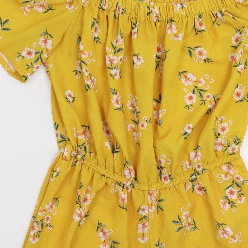 Select Womens Yellow Polyester Blend Jumpsuit One… - image 8