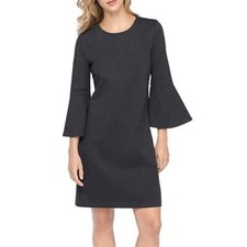 The Limited Collection Ponte Knit Dress Bell Sleeves Plus Size 1X EUC