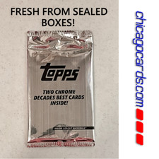 2020 Topps Decades Best Hobby Box-Topper Sealed Pack 2 Chrome Cards LookFor AUTO