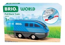 BRIO World Pull Back Train 36019 Wooden Train