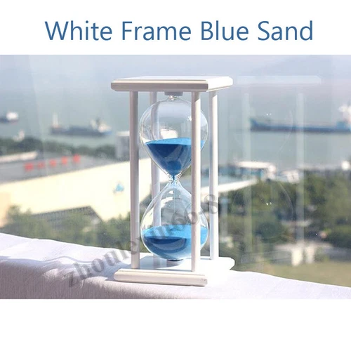 15/30/45/60 Min Holz Glas Sanduhr Sand Timer Uhr Home Office Dekor Geschenke - Bild 13 von 22