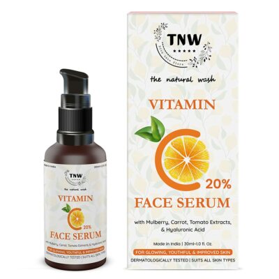 TNW-THE NATURAL WASH Vitamin C Face Serum & Lip Scrub for Dark Lips FOR  UNISEX