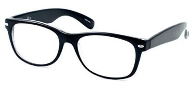 Soho by Vivid 101 in Black Crystal Designer Eyeglass Frames 53 mm w/Demo Lens