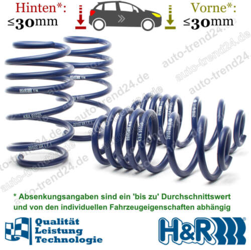 H&R Tieferlegungsfedern 30mm u.a.: Audi TT 8J3, Bj. 2006-2014 - Bild 1 von 6