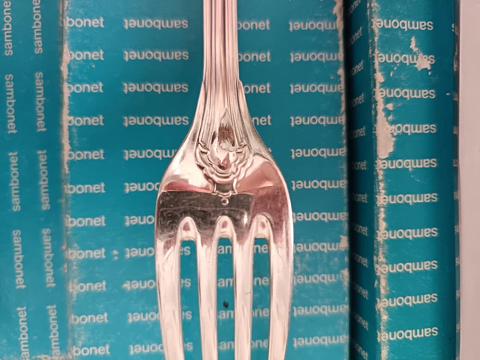 Servizio da tavola Sambonet argento per 12 persone. scatole originale 62 pcs - Immagine 2 di 4