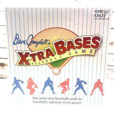 Xtra Bases Baseball Trivia Card Game 90s Vintage Retro ESPN Dave Campbell