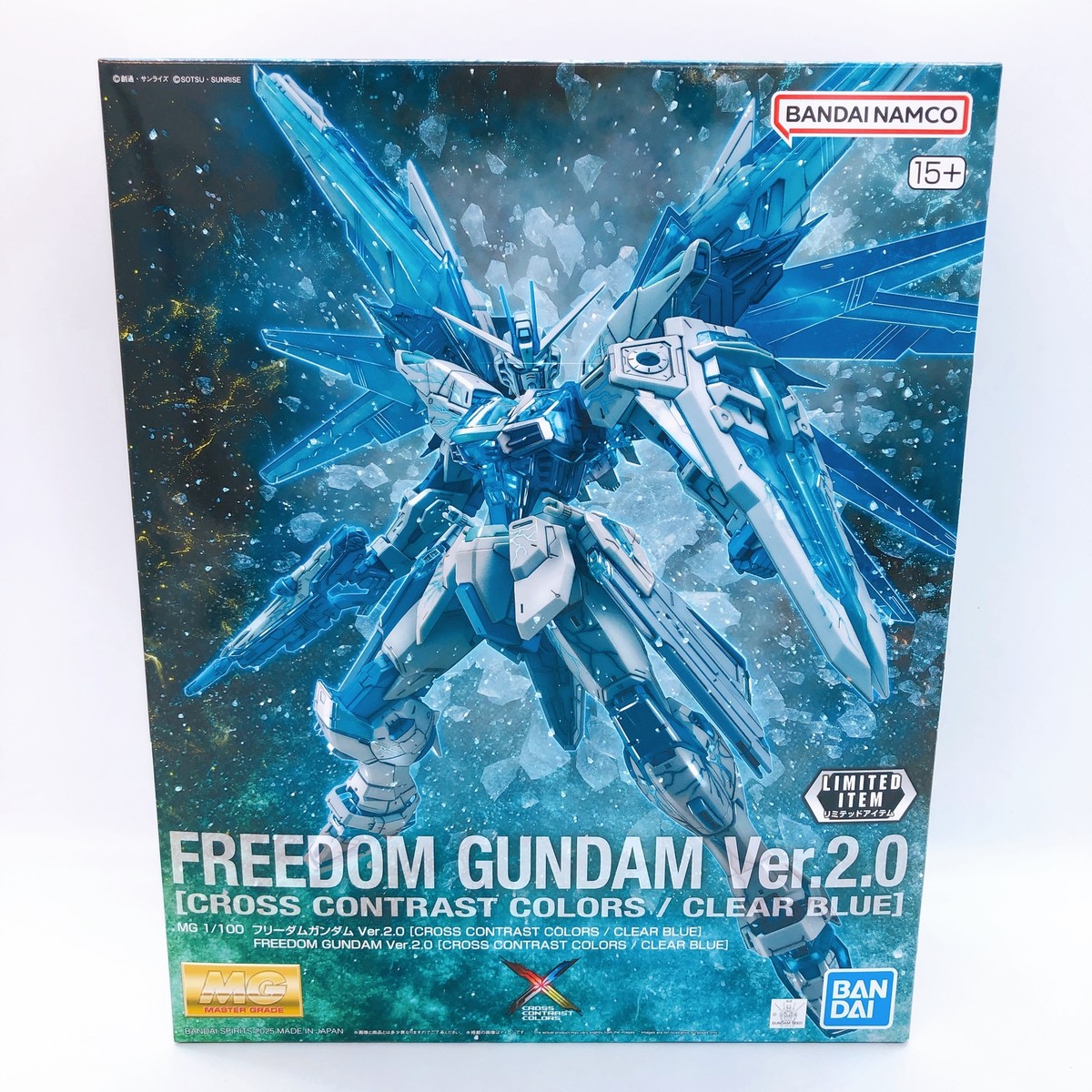 MG 1/100 Freedom Gundam Ver.2.0 Cross Contrast Color Clear